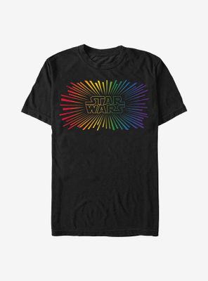 Star Wars Pride Rainbow Rays T-Shirt