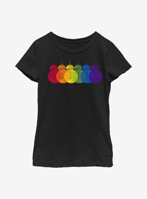 Star Wars Pride BB-8 Rainbows Logo Youth T-Shirt