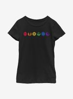 Star Wars Pride Rainbow Icons Youth T-Shirt