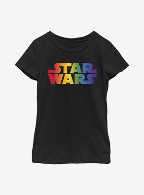 Star Wars Pride Rainbow Logo Youth T-Shirt