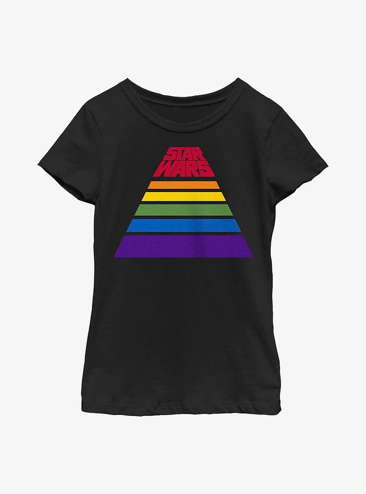 Star Wars Pride Rainbow Perspective Youth T-Shirt