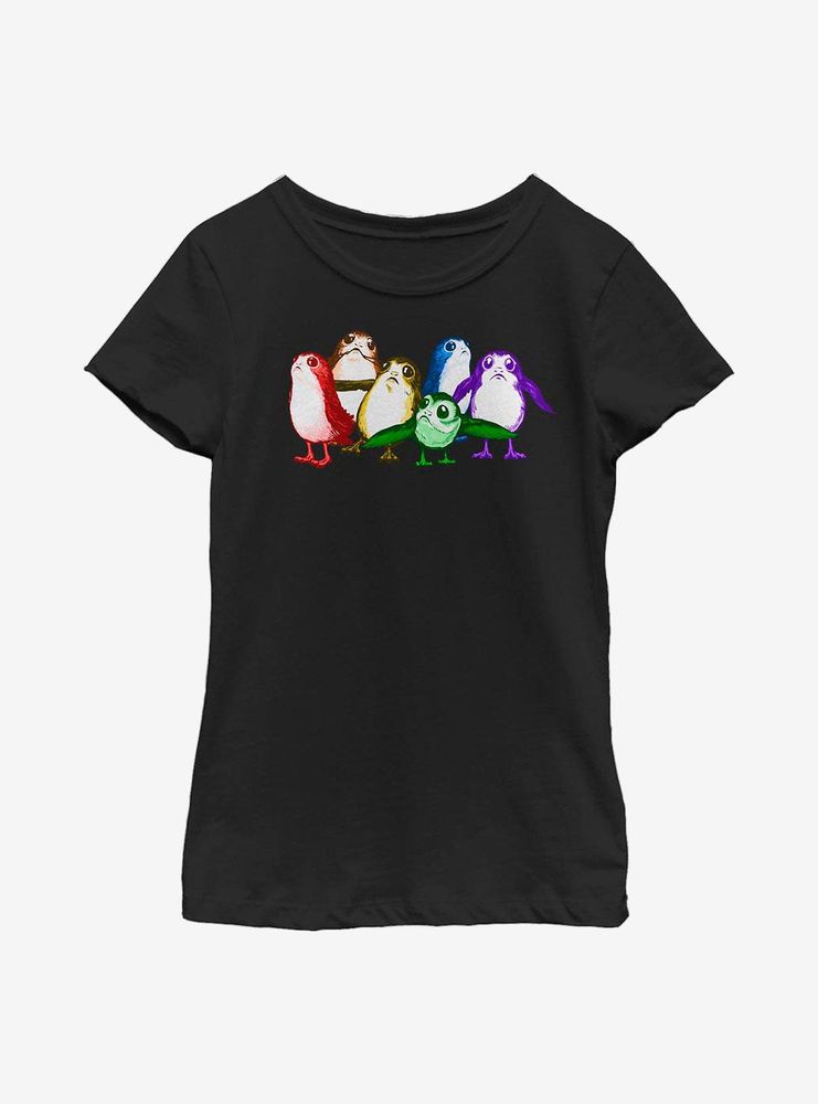 Star Wars Pride BB-8 Rainbow Porg Youth T-Shirt