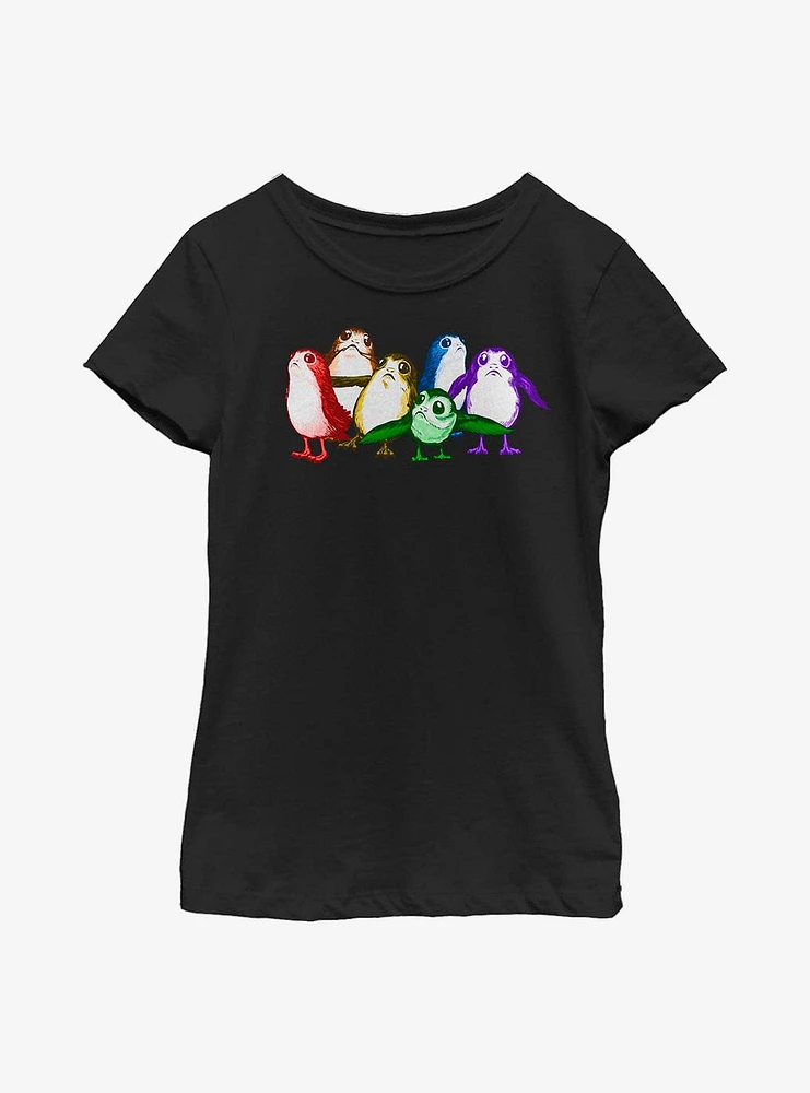 Star Wars Pride BB-8 Rainbow Porg Youth T-Shirt