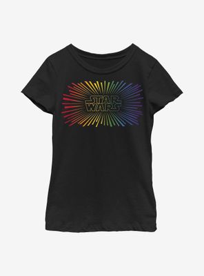 Star Wars Pride Rainbow Rays Youth T-Shirt