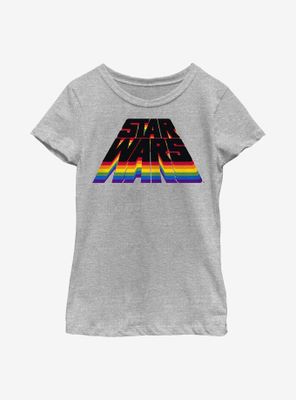 Star Wars Pride Rainbow Stack Youth T-Shirt