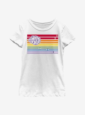 Star Wars Pride Ship Stripes Youth T-Shirt