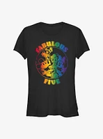 Disney Mickey Mouse Fabulous Five Rainbow T-Shirt