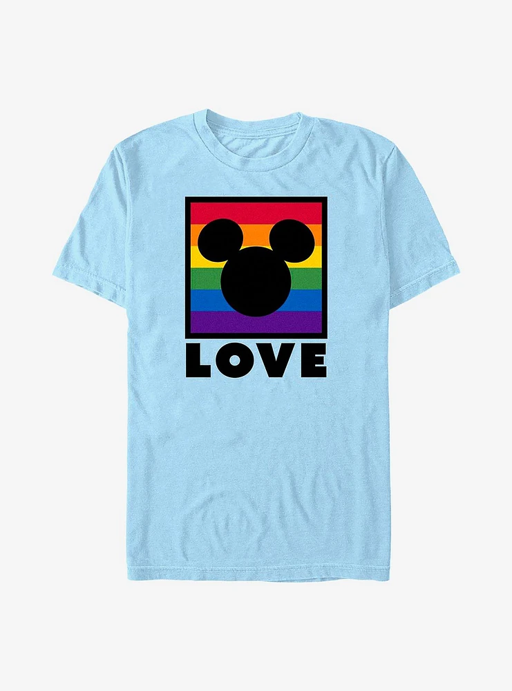 Disney Mickey Mouse Love Rainbow Box T-Shirt