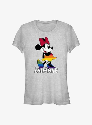 Disney Minnie Mouse Rainbow Dress Pride T-Shirt