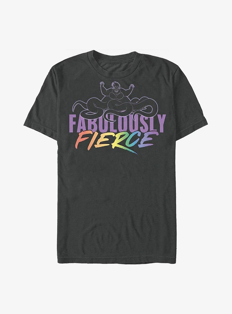 Disney The Little Mermaid Ursula Fabulously Fierce Rainbow T-Shirt