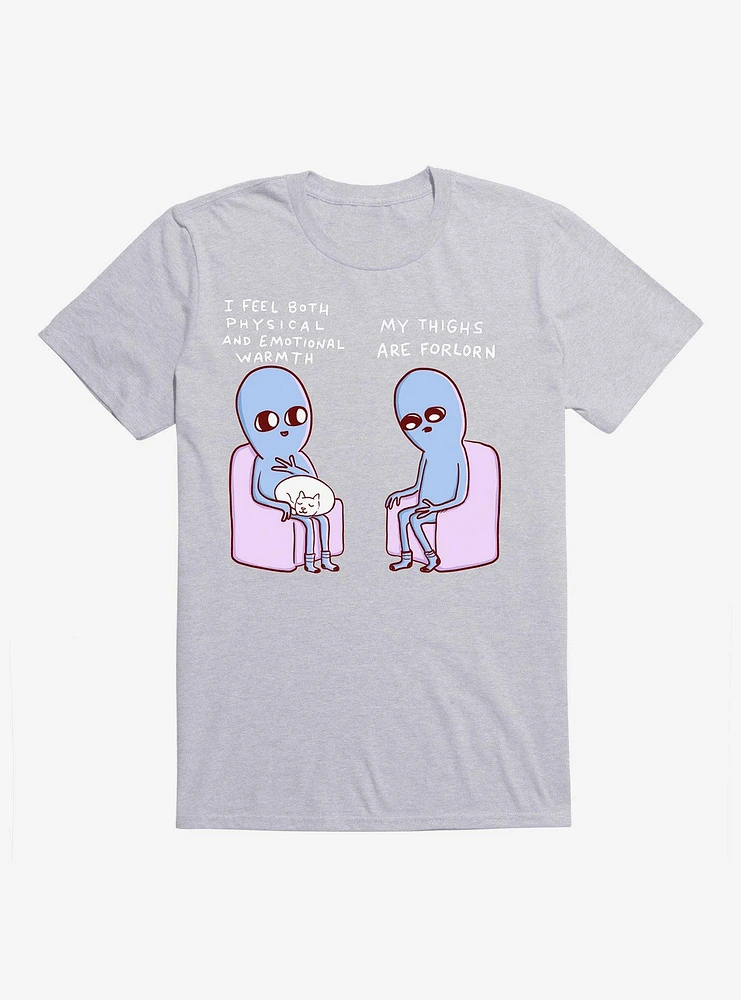 Strangle Planet My Thighs Are Forlorn T-Shirt