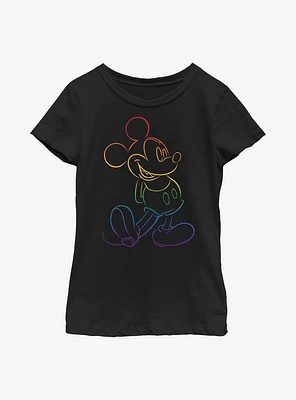 Disney Mickey Mouse Pride Big Prid Youth T-Shirt