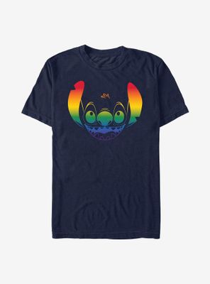 Disney Lilo And Stitch Pride Big Face T-Shirt