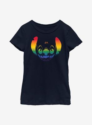 Disney Lilo And Stitch Pride Big Face Youth T-Shirt