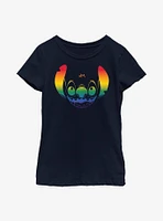 Disney Lilo And Stitch Pride Big Face Youth T-Shirt