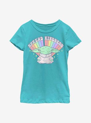 Star Wars The Mandalorian Pride Meditate Kindness Youth T-Shirt