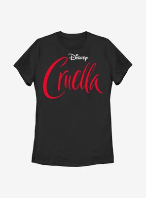 Disney Cruella Logo Womens T-Shirt