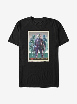 Star Wars The Mandalorian Bo-Katan & Co Card T-Shirt