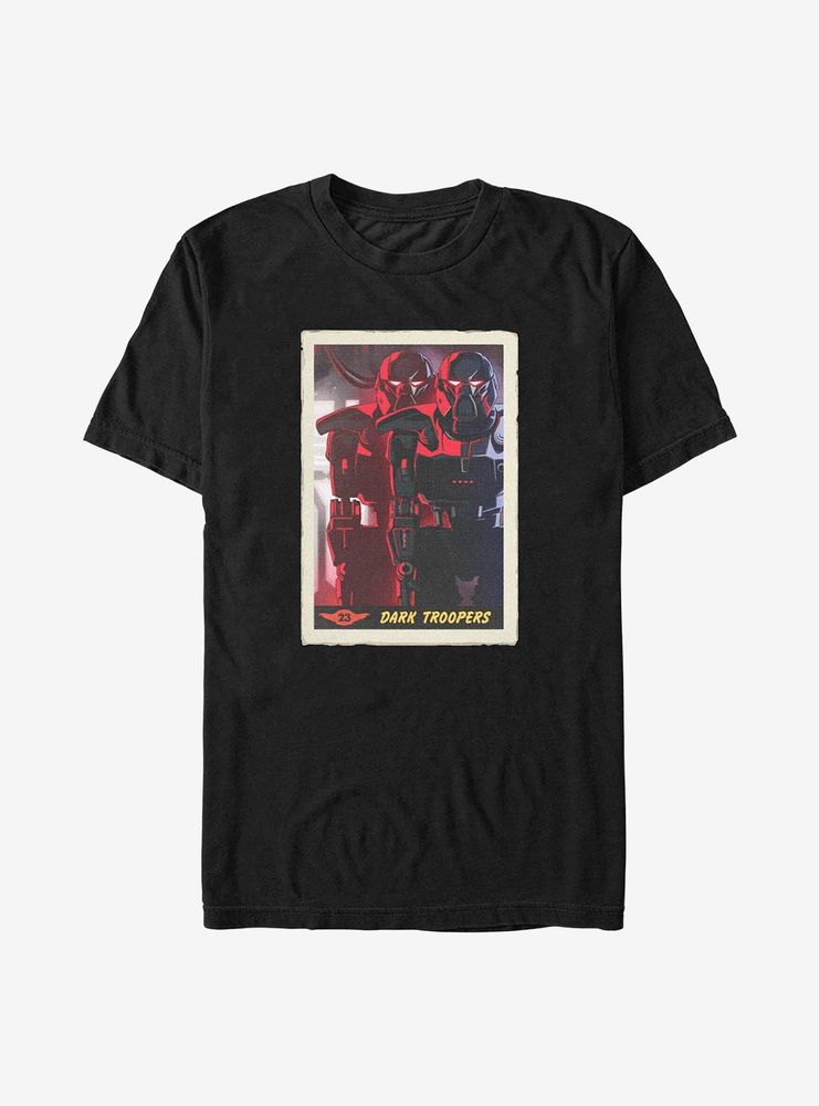 Star Wars The Mandalorian Dark Trooper Card T-Shirt