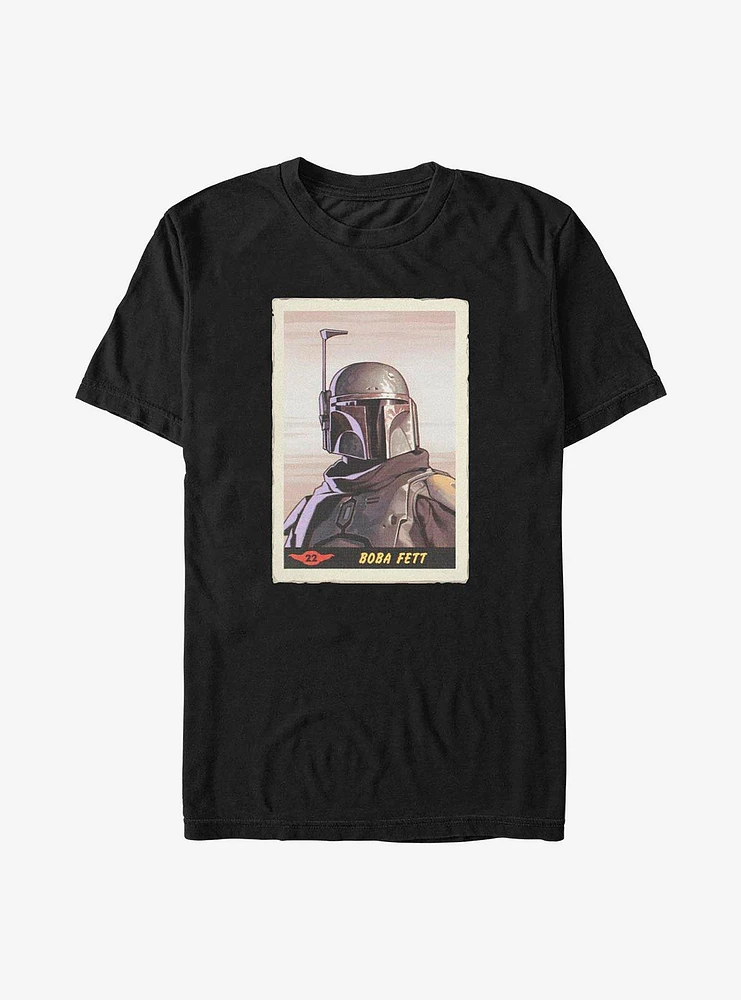 Star Wars The Mandalorian Fett Card T-Shirt