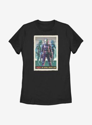 Star Wars The Mandalorian Bo-Katan & Co Card Womens T-Shirt