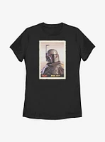 Star Wars The Mandalorian Fett Card Womens T-Shirt