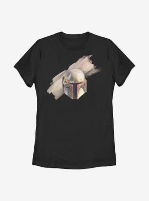 Star Wars The Mandalorian Fett Helmet Womens T-Shirt
