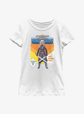 Star Wars The Mandalorian Jedi Tano Youth Girls T-Shirt