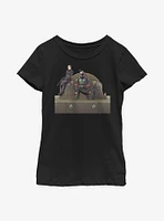 Star Wars The Mandalorian Throne Of Fett Youth Girls T-Shirt