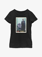 Star Wars The Mandalorian Training Begins Card Youth Girls T-Shirt