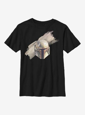 Star Wars The Mandalorian Fett Helmet Youth T-Shirt