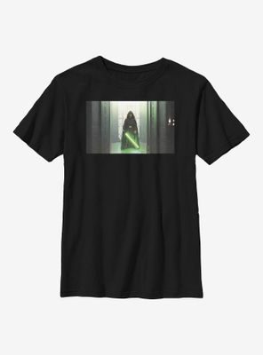 Star Wars The Mandalorian Lone Hero Youth T-Shirt