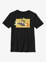 Star Wars The Mandalorian Speeder Bike Force Youth T-Shirt