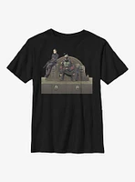 Star Wars The Mandalorian Throne Of Fett Youth T-Shirt