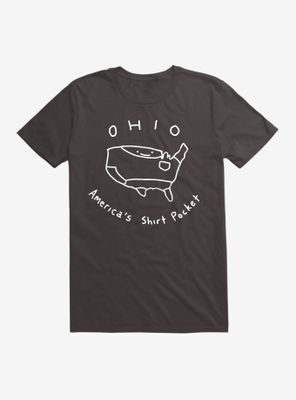 Ohio America's Shirt Pocket Dark Colors T-Shirt