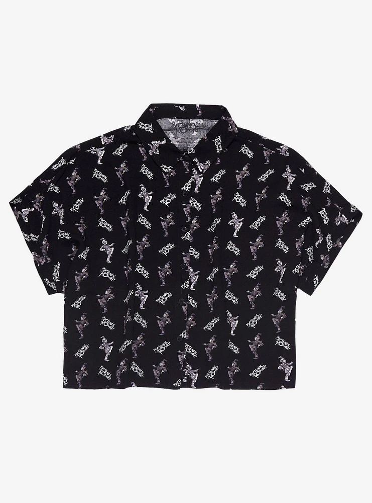 My Chemical Romance The Black Parade Girls Woven Button-Up