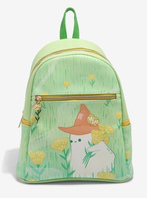 Ghost Cottage Flower Field Mini Backpack By Arcasian