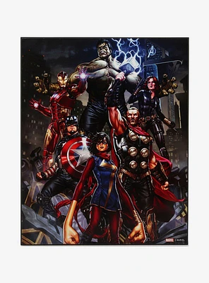 Marvel Avengers Group Wood Wall Decor