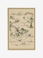 Disney Winnie The Pooh Map Wood Wall Decor