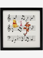 Disney Winnie The Pooh Pooh And Friends Music Notes Framed Wall Decor