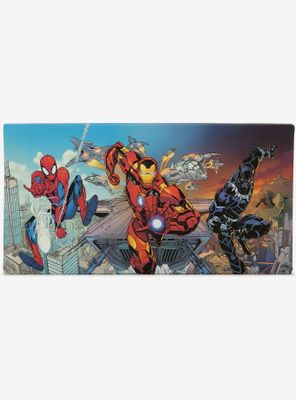 Marvel Spider-Man, Iron Man, Black Panther Canvas Wall Decor