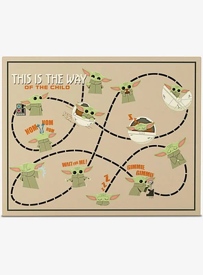 Star Wars The Mandalorian Baby Yoda Map Wood Wall Decor