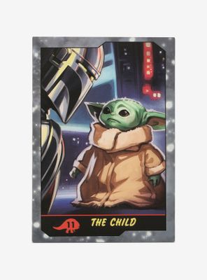 Star Wars The Mandalorian Baby Yoda Playing Card Canvas Wall Decor