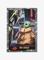 Star Wars The Mandalorian Baby Yoda Playing Card Canvas Wall Decor