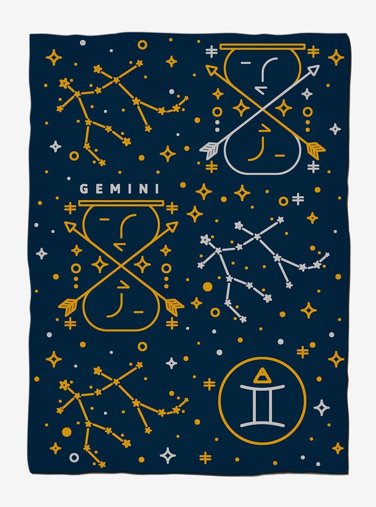 Gemini Astrology Weighted Blanket