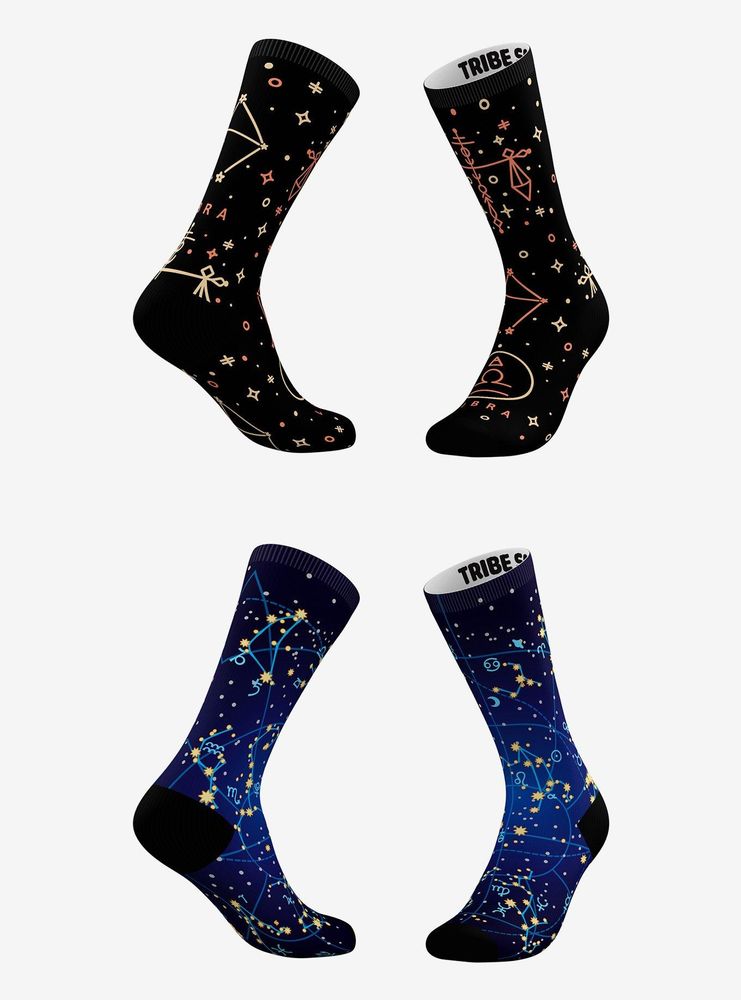 Libra Astrology Socks 2 Pack