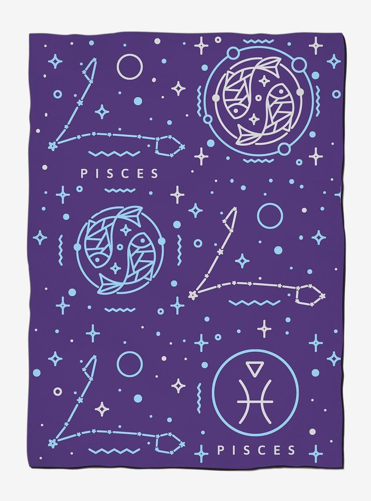 Pisces Astrology Weighted Blanket