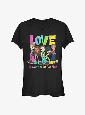 Bratz Rainbow Love Is Always Fashion Girls T-Shirt
