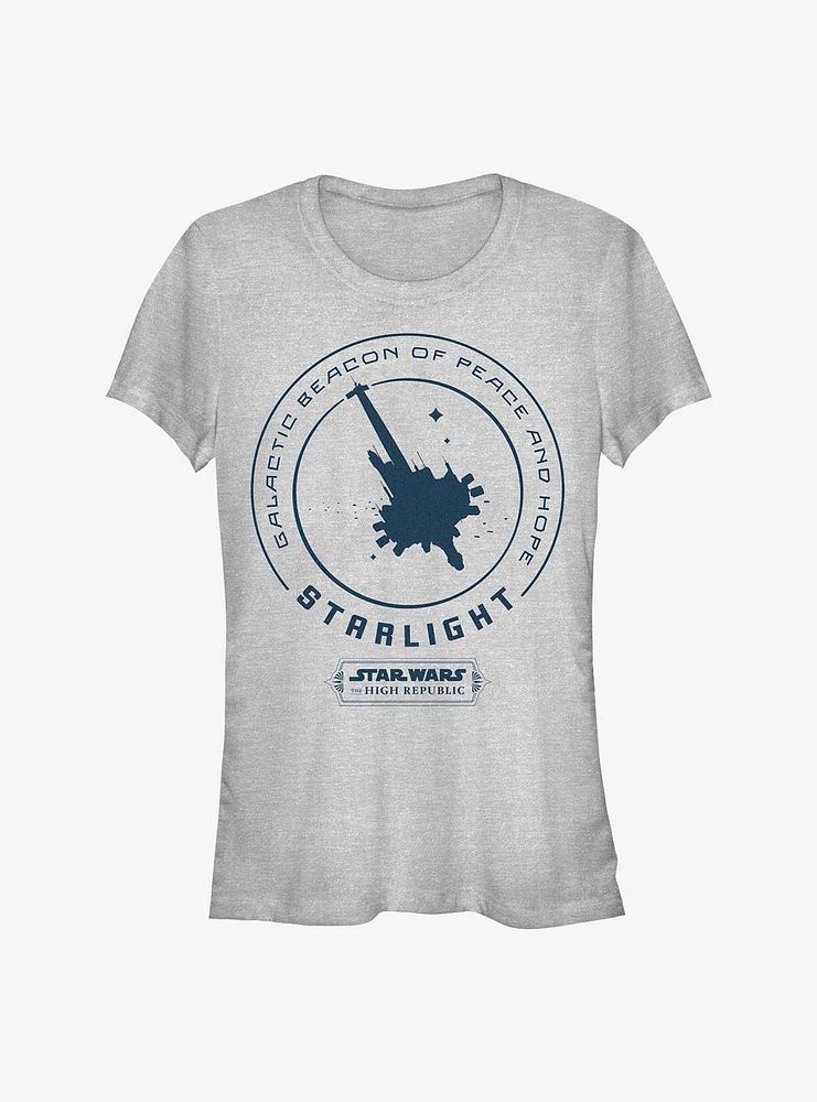 Star Wars: The High Republic Galactic Beacon Of Peace Girls T-Shirt