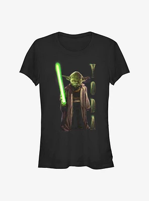 Star Wars: The High Republic Yoda Hero Shot Girls T-Shirt